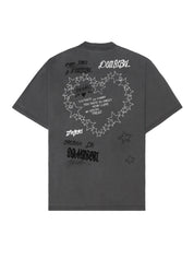 Treats t-shirt faded black