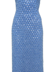 Vanessa embellished bustier midi dress