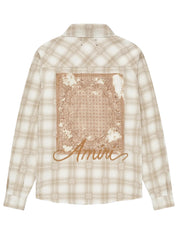 BLEACH BANDANA PATCH FLANNEL