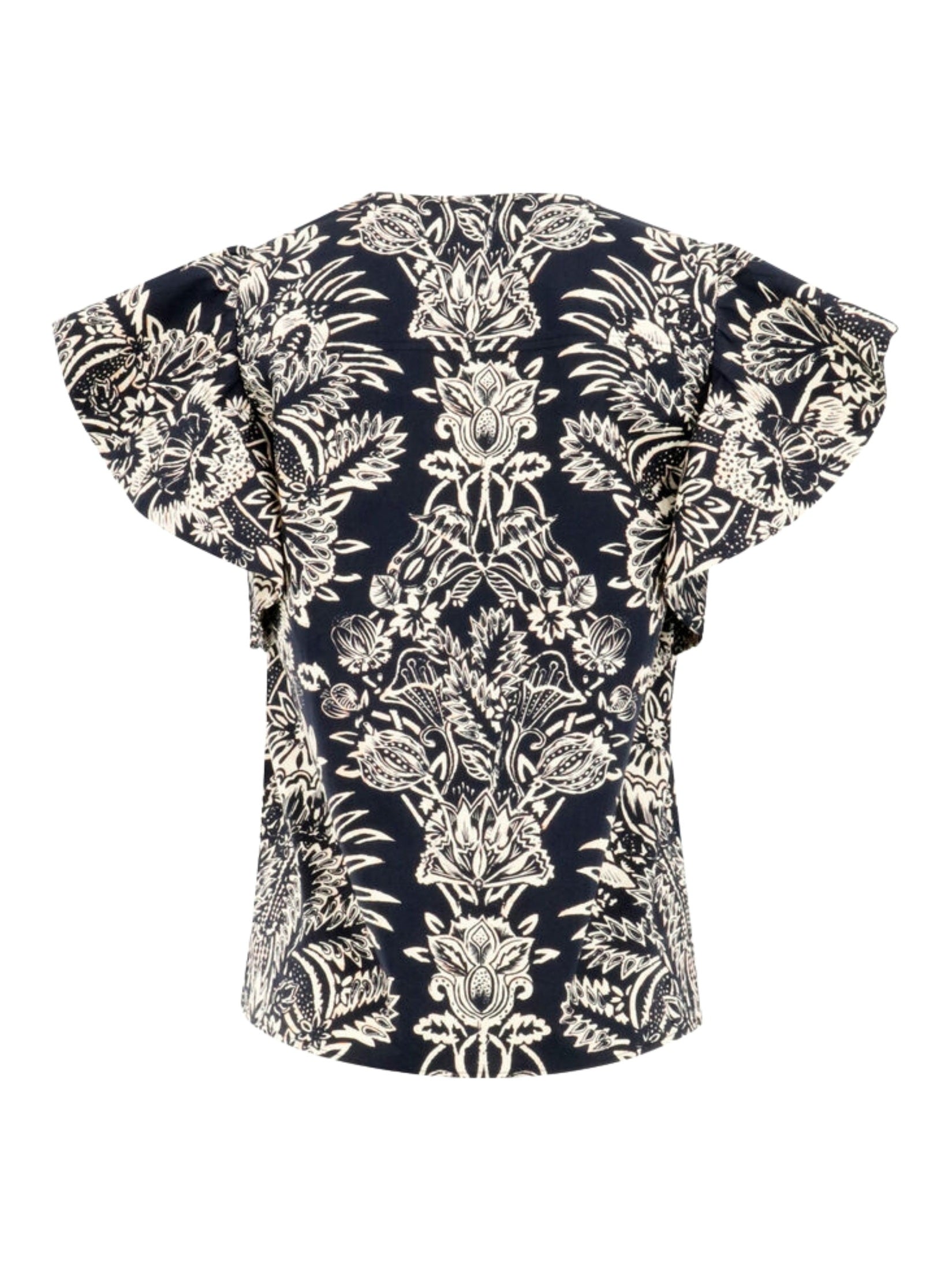 Severine flutter sleeve top