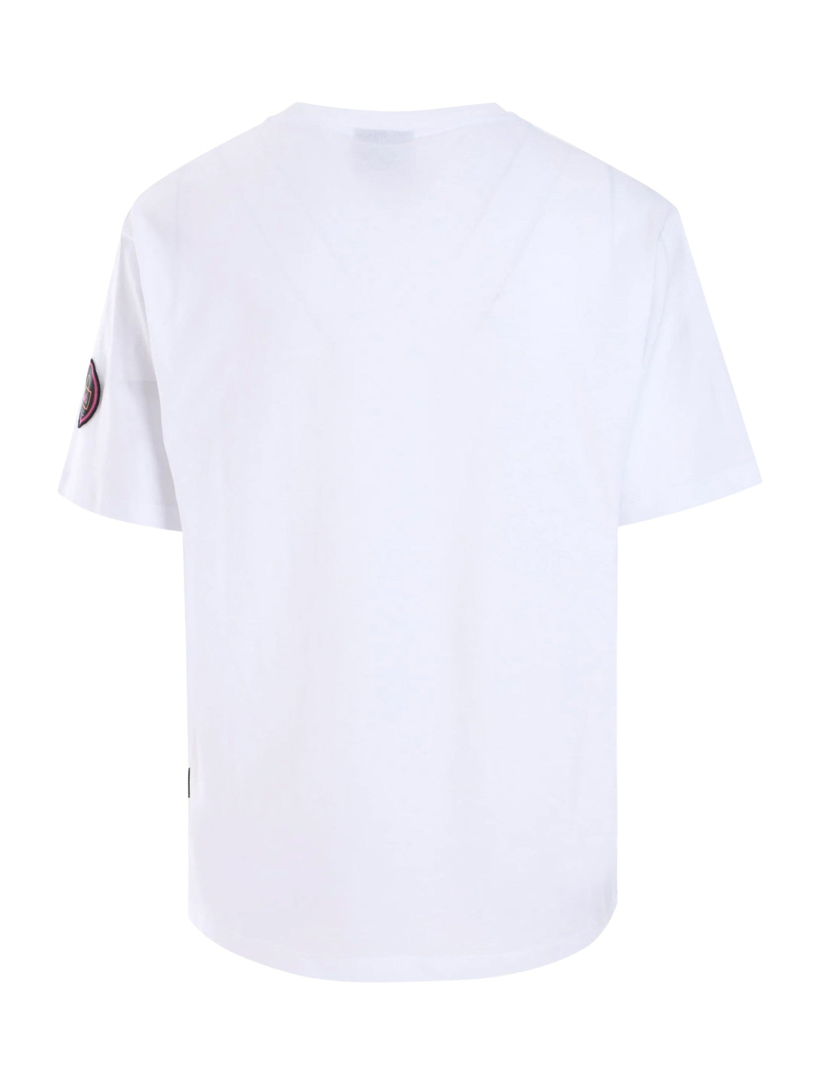 Embroidered patch t-shirt