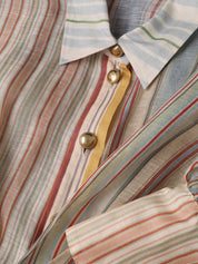 Rebellion Striped Midi Dress