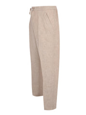 Linen drawcord pants