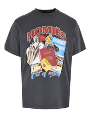 OUT OF SOCIETY T-SHIRT VINTAGE GREY