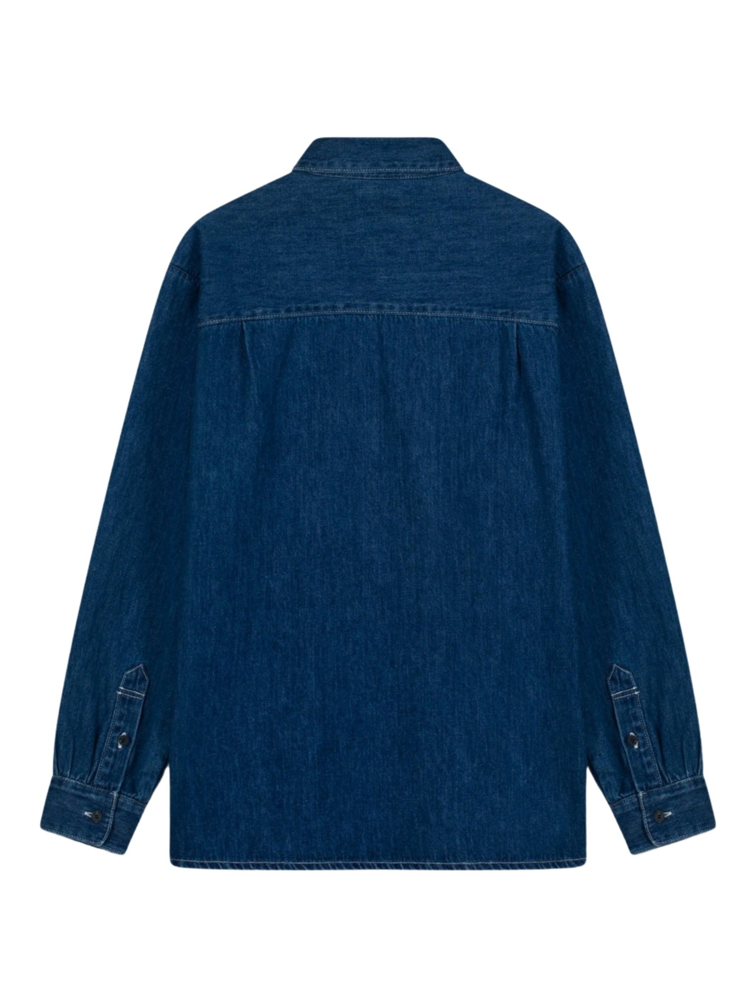 The indigo denim shirt