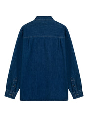 The indigo denim shirt