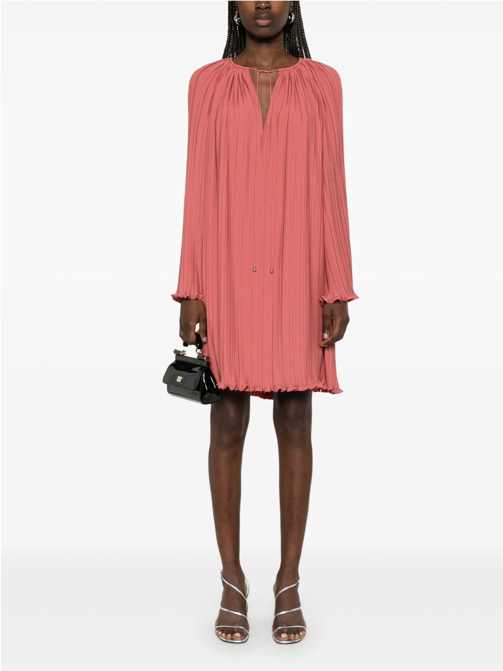 Pleated blouse