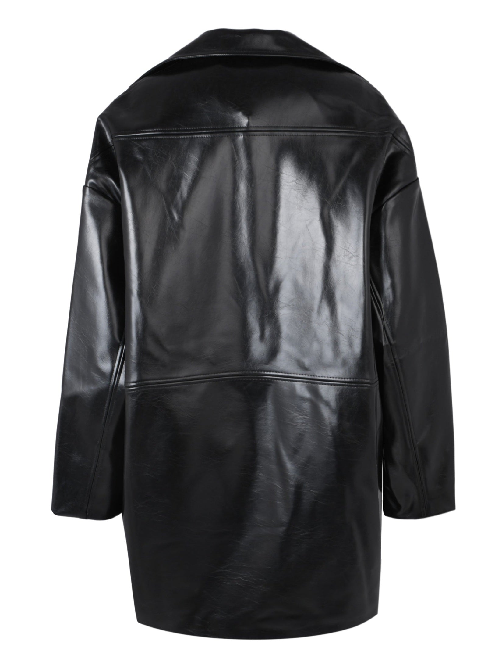Black leather jacket