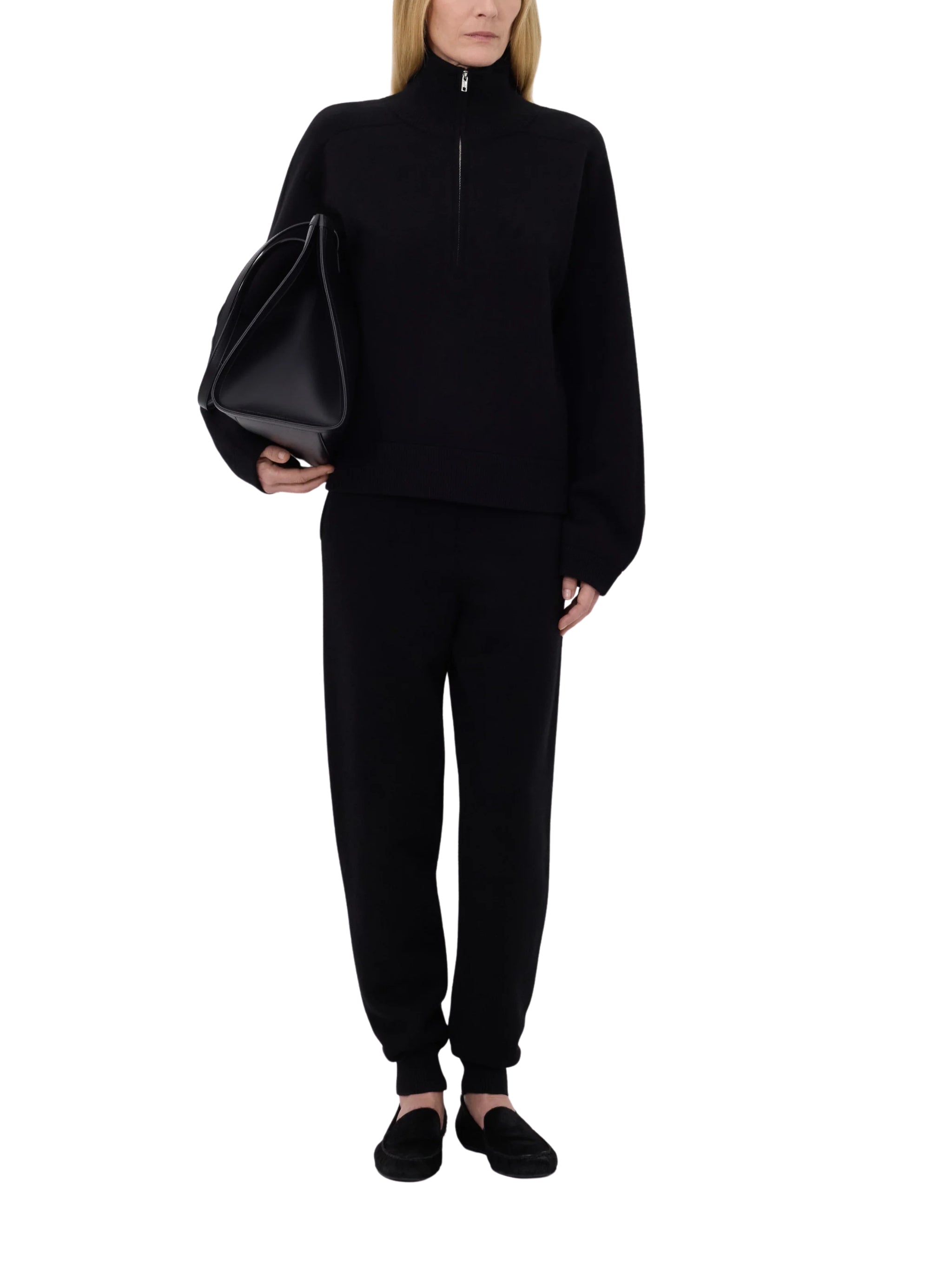 DRIES STAND COLLAR SWEATER