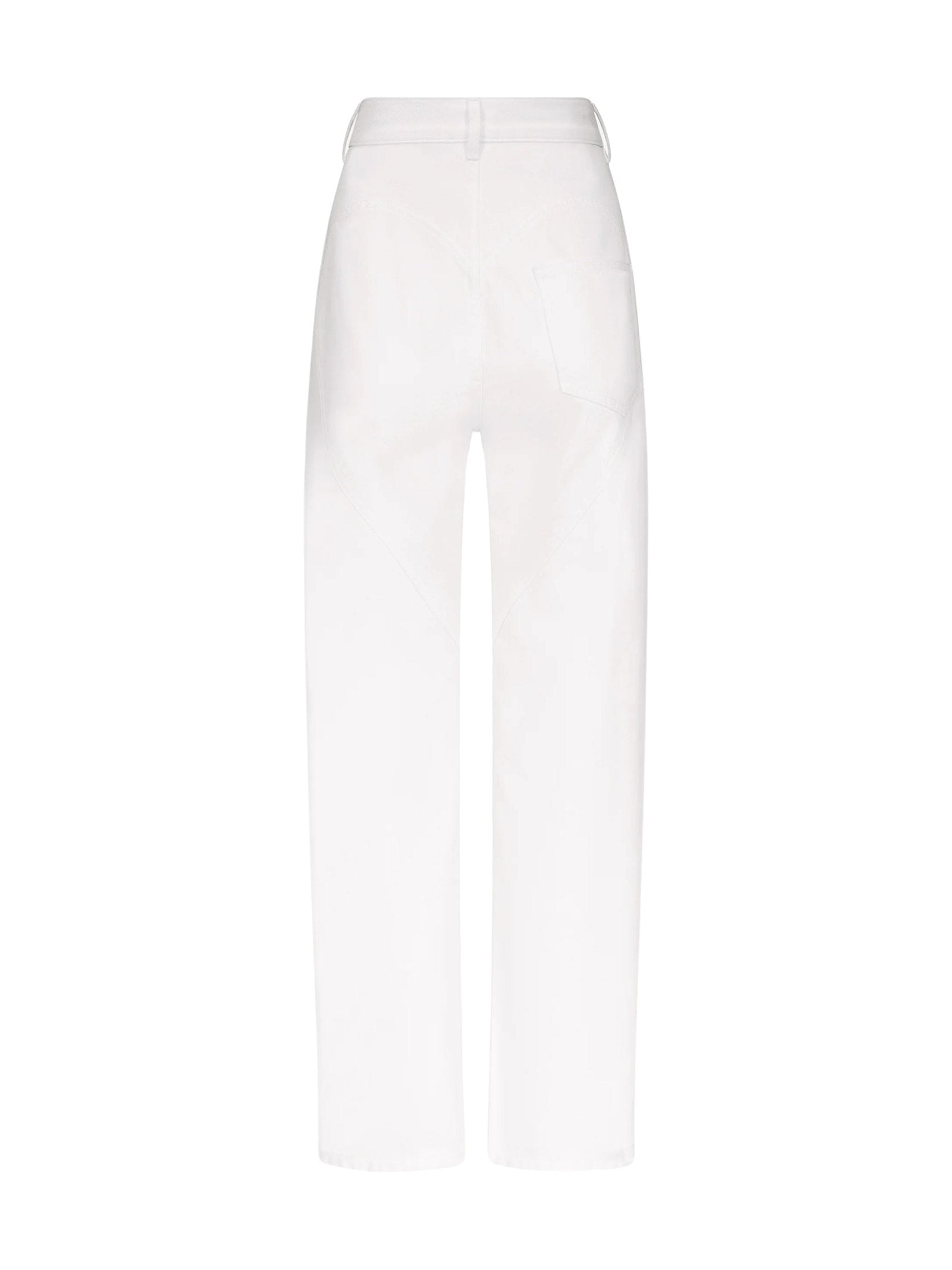 Crystal slit jean