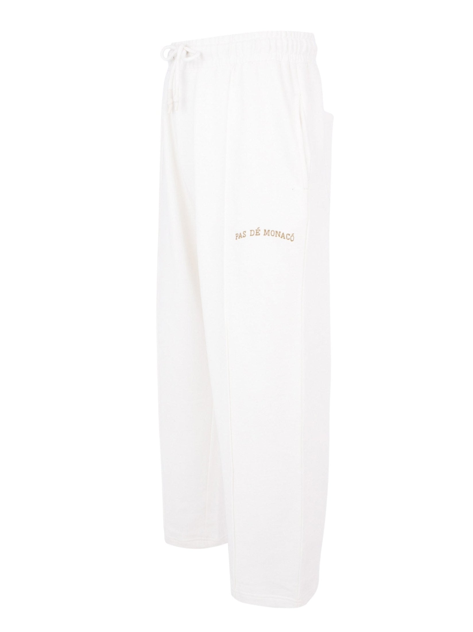 Broderie zip pants
