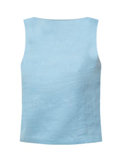 BOA LINEN TOP SLATE BLUE