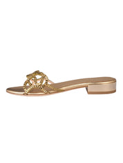 Flat slide sandals