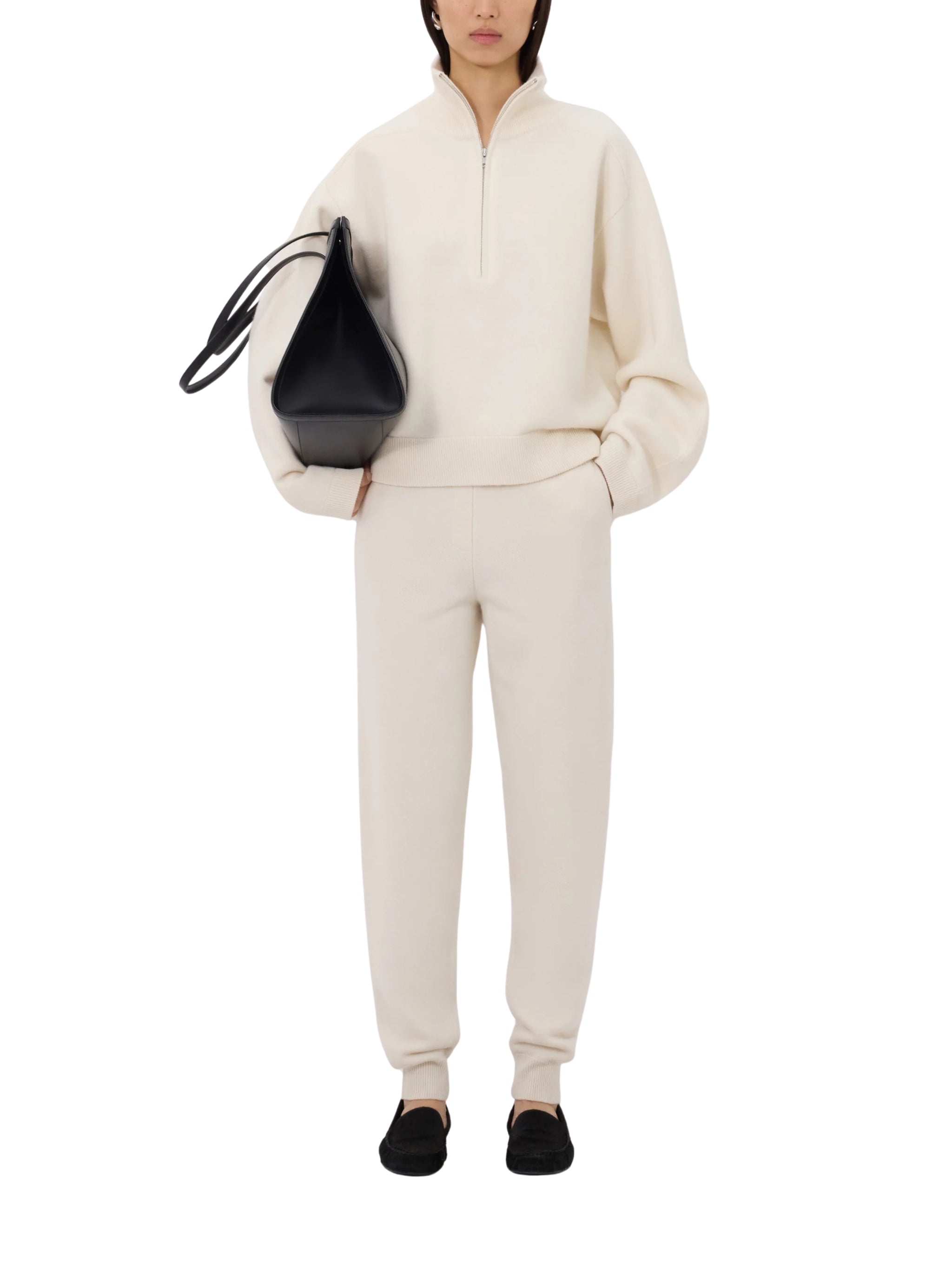 DRIES STAND COLLAR SWEATER