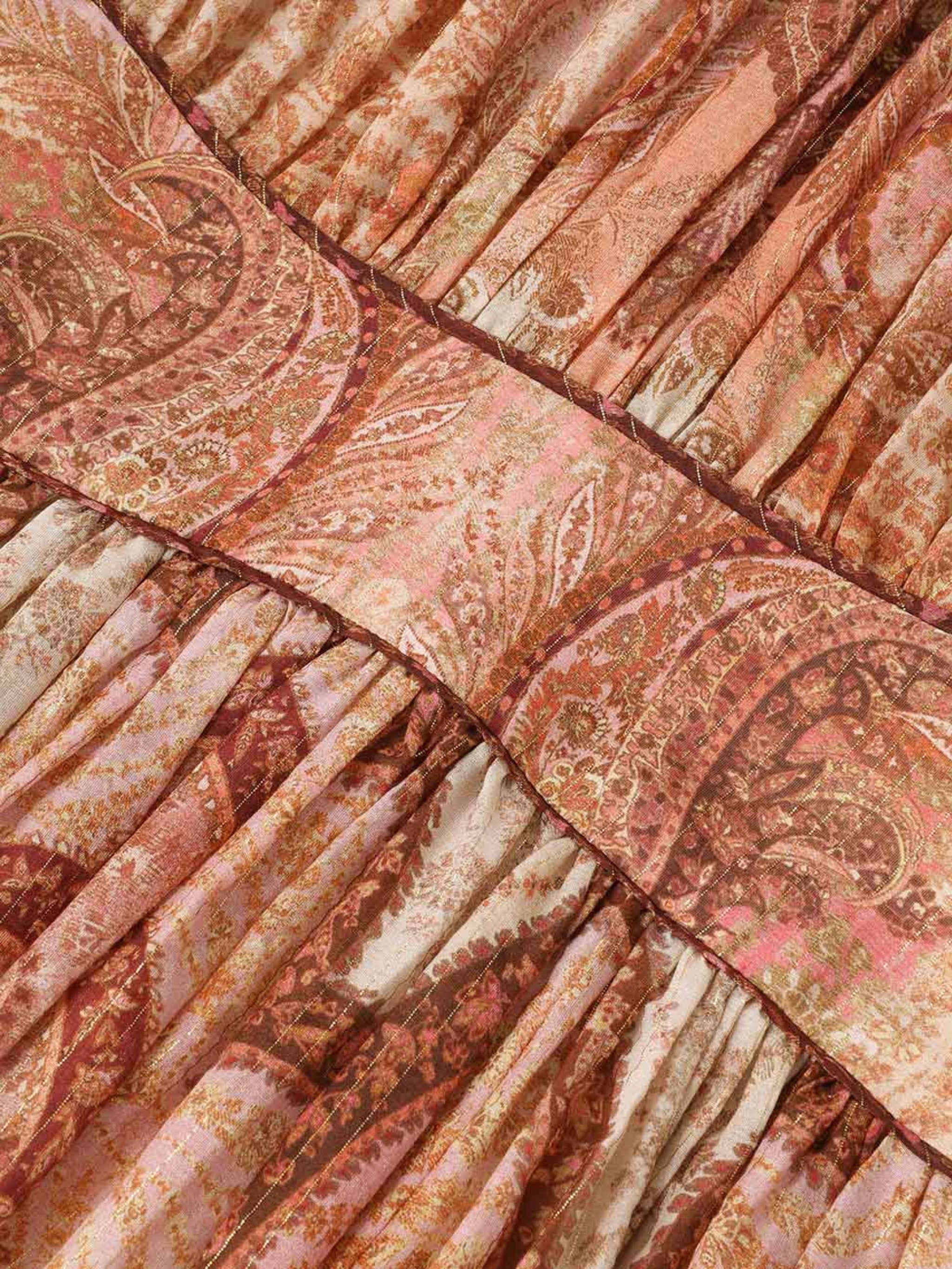 Wanderlust long sleeve midi