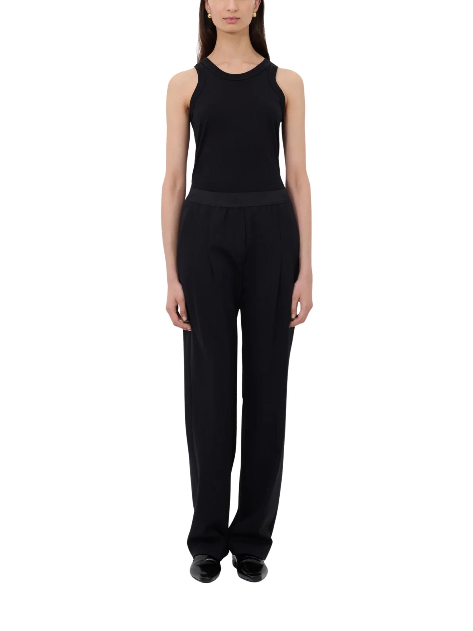 Niro elastic waistband pants