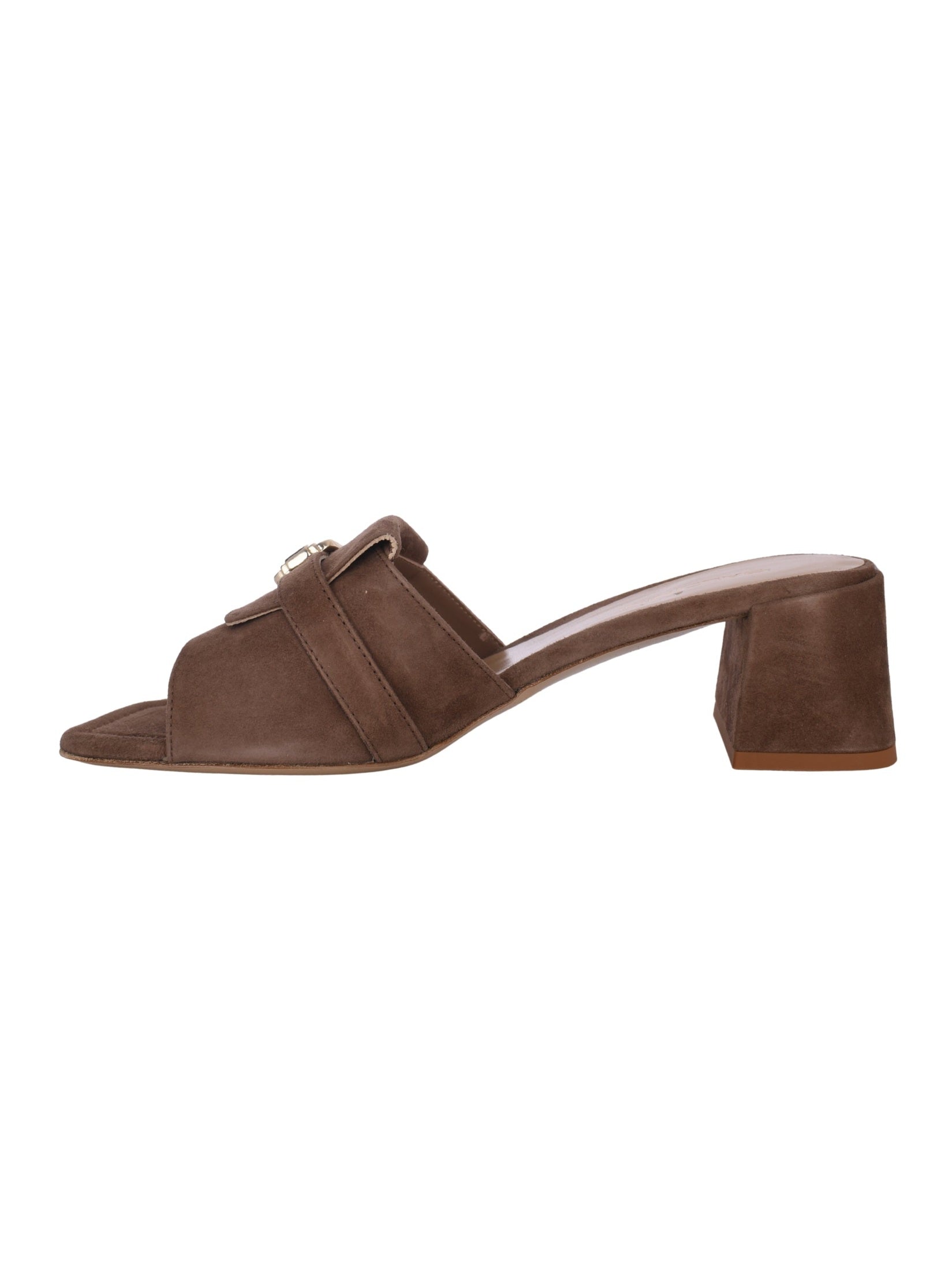 Mule suede taupe