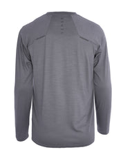 VIRGIN WOOL JERSEY ROUND NECK LONG SLEEVE T-SHIRT