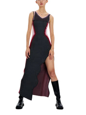 ANNA REFLECTIVE MAXI TANK DRESS