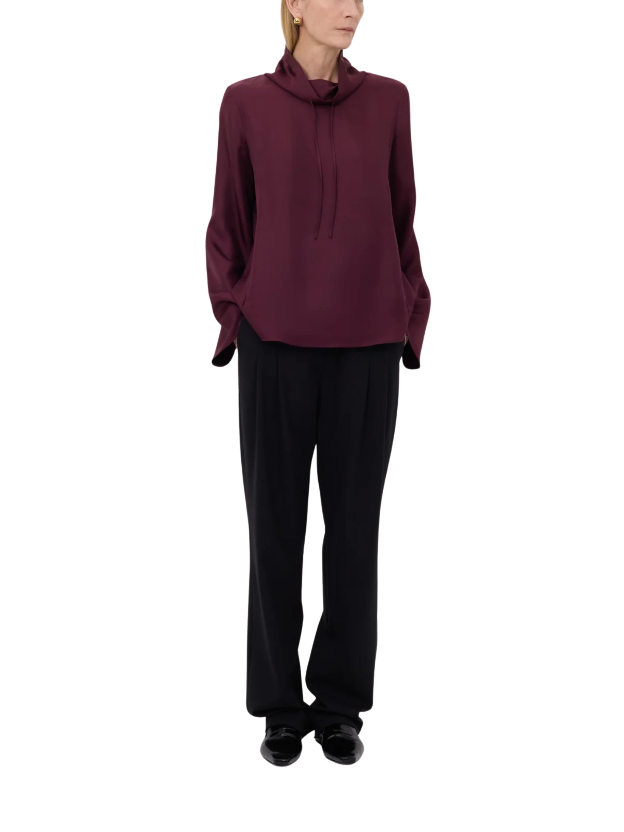 CYNA COLLAR STAND BLOUSE