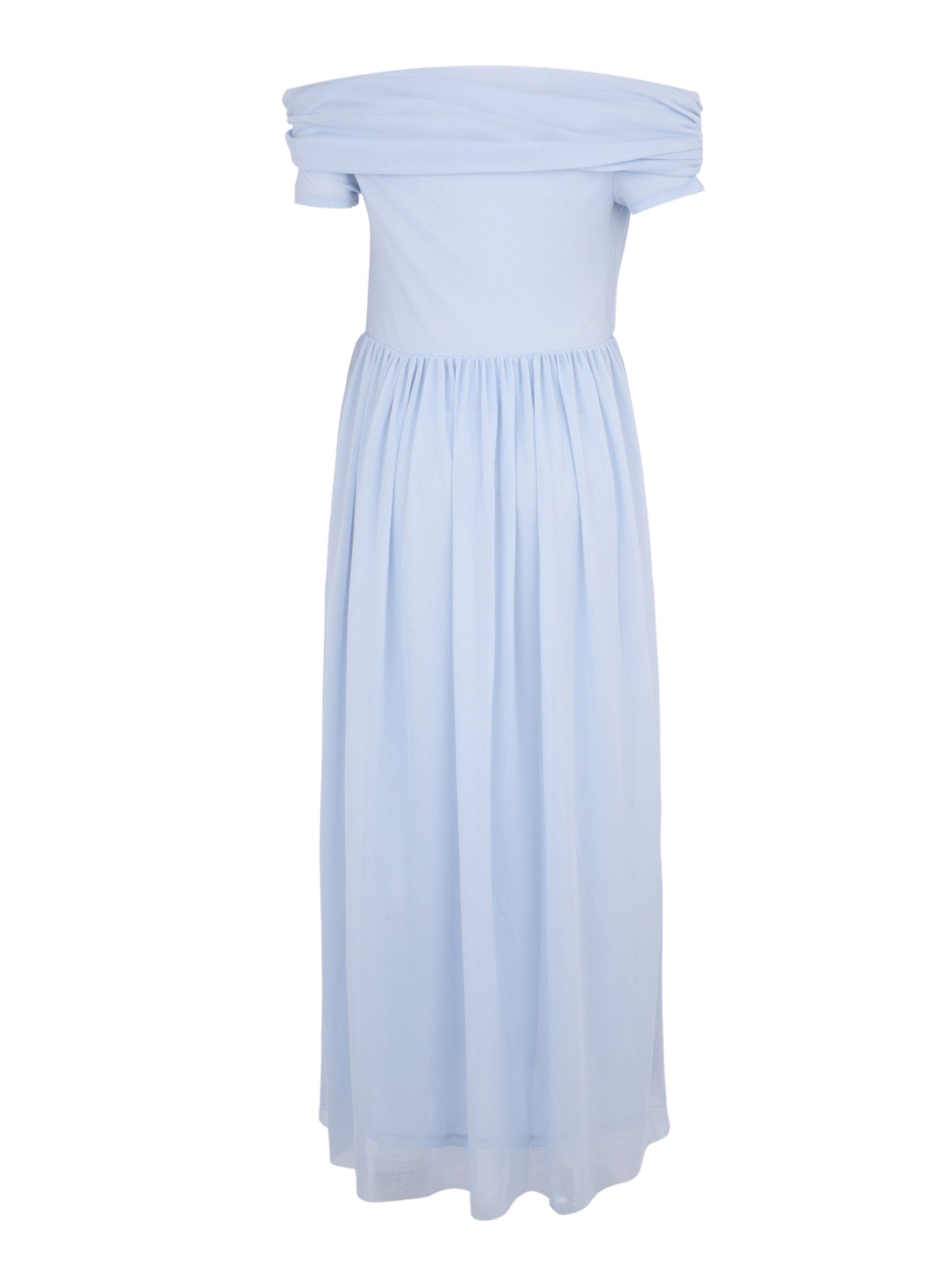 Off-shoulder maxi dress