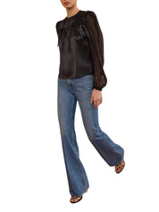Odette ls silk blouse