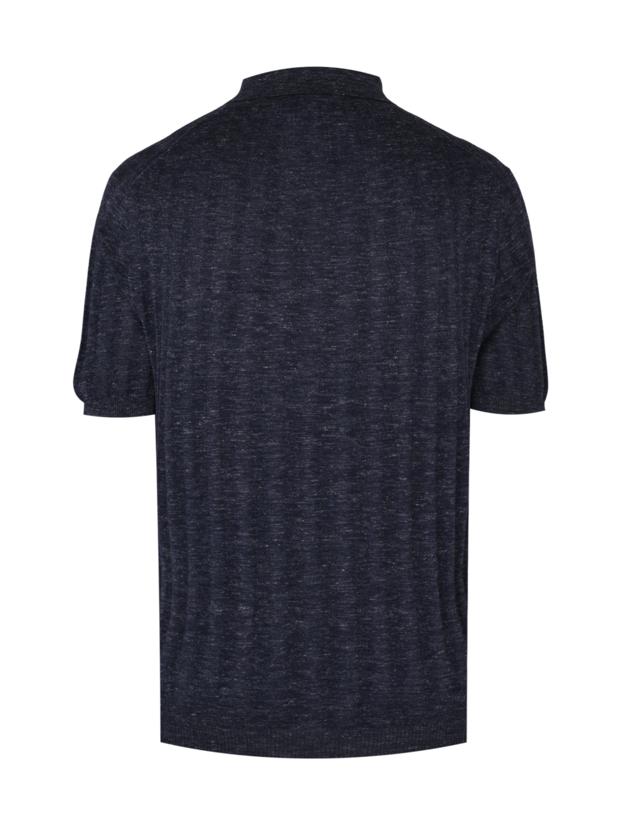 Cashemere silk hemp short sleeves polo