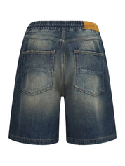 Drawstring denim short