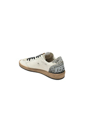 BALLSTAR LEATHER UPPER SUEDE TONGUE GLITTER STAR SPUR AND HEEL