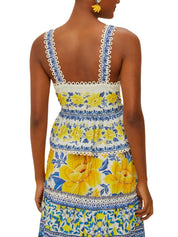 ZULI OFF-WHITE BLOUSE SLEEVELESS