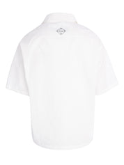 CENMAR WHITE CAPRET ARTWORK FRONT PRINT SHIRT