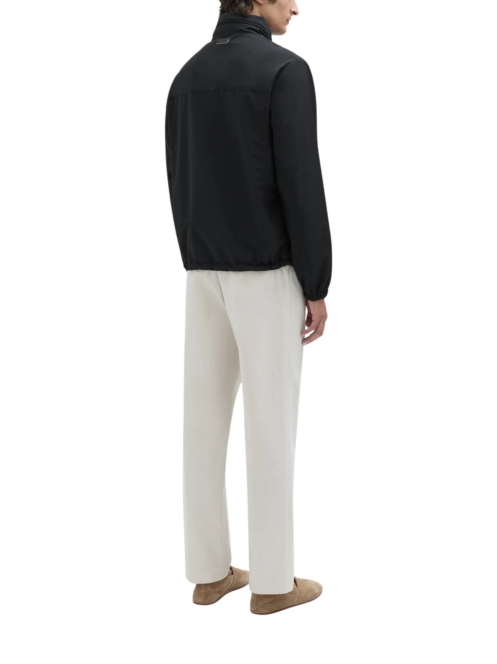 Caban jacket nylon tech twill