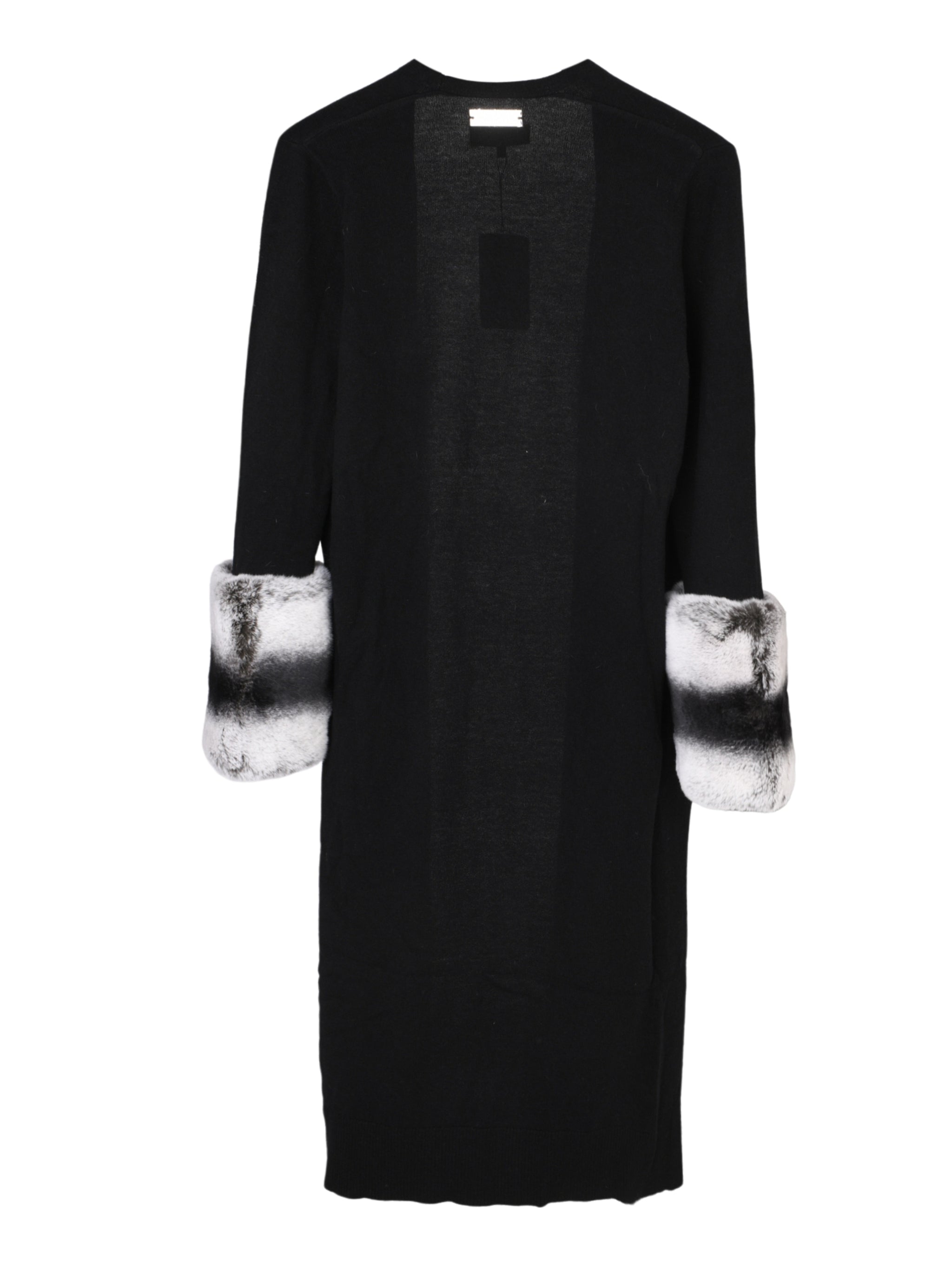 Black long cuff cardigan