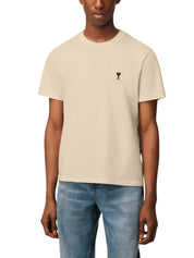 Beige Cotton Ami De Coeur T-shirt