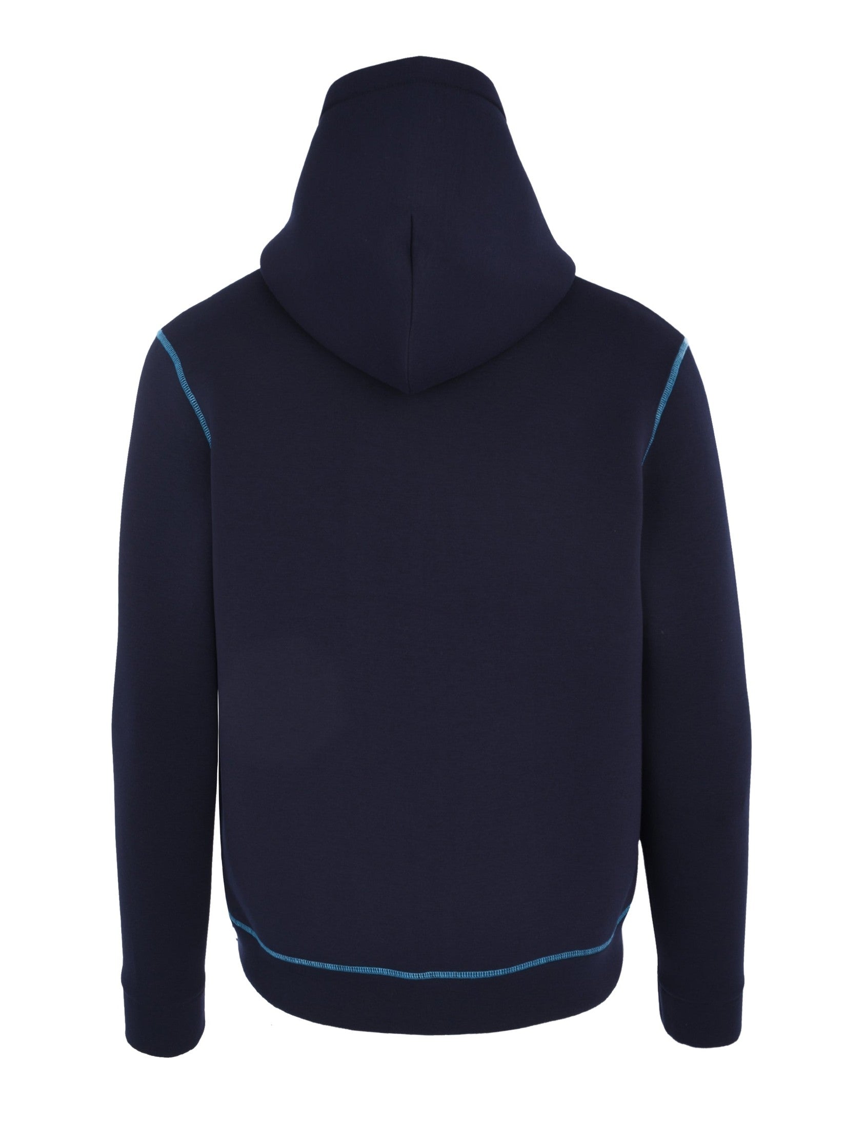 Contrast stitching hoodie
