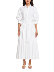 Arlo belted cotton maxi dress