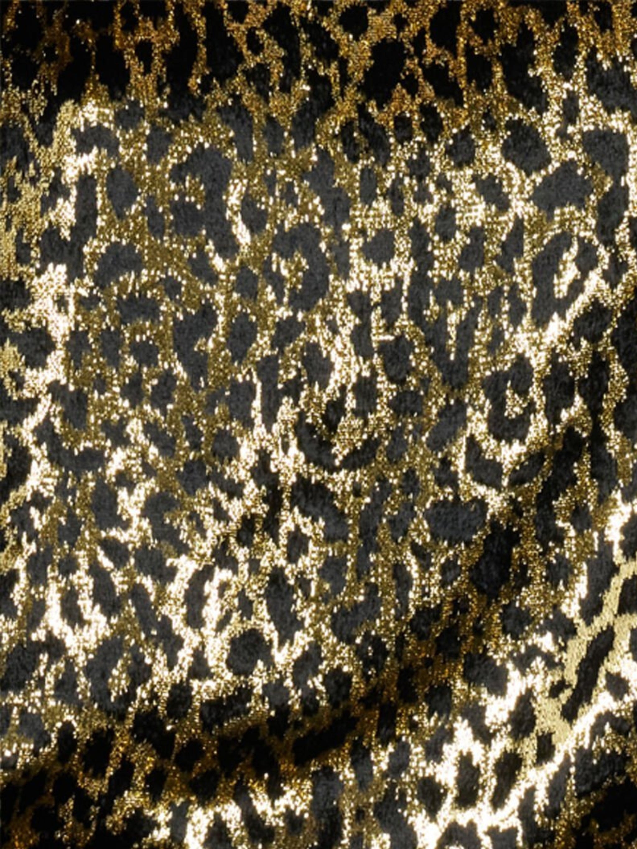 Glossy silk animal-print kimono dress