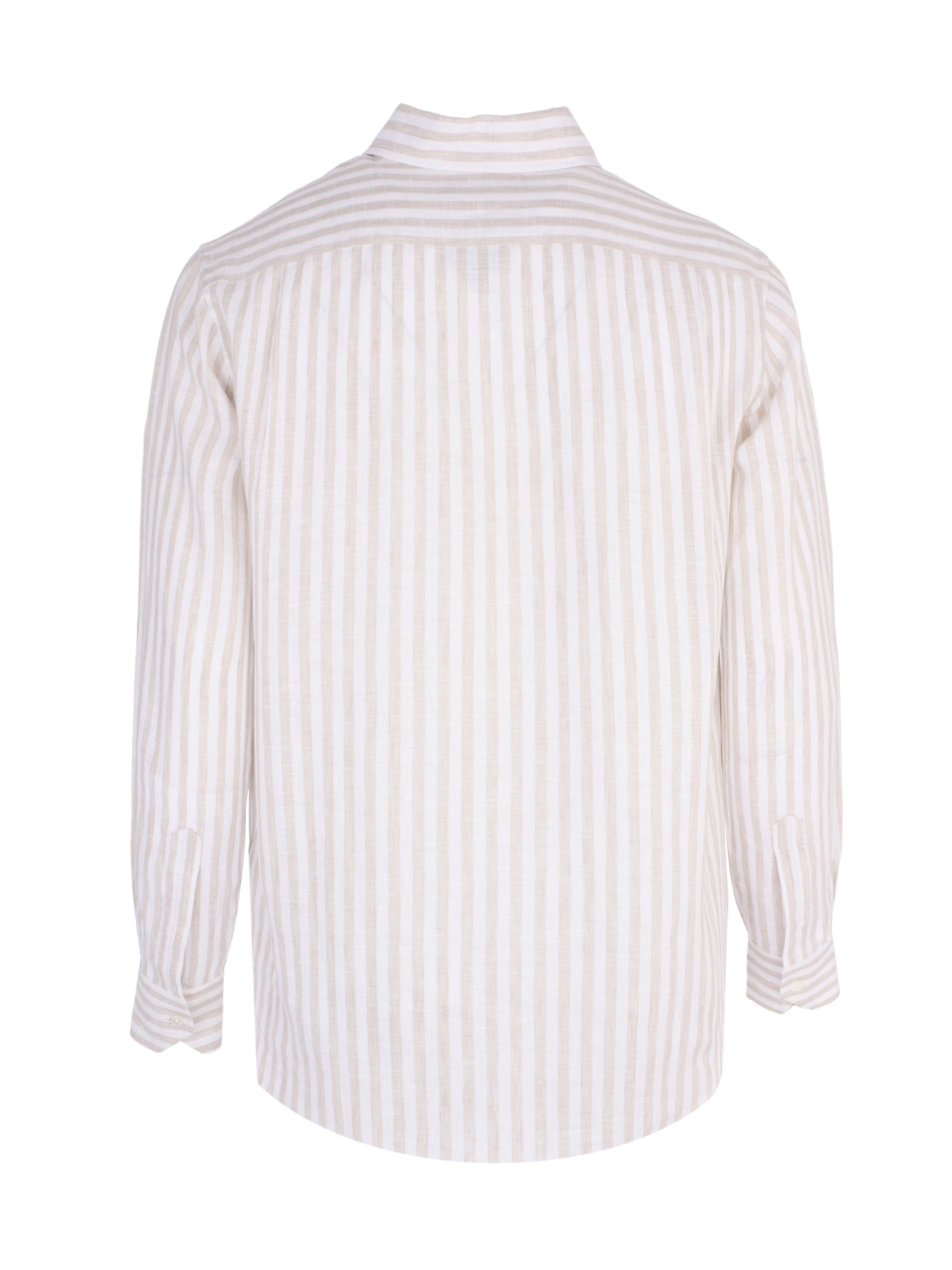 Linen stripe casual shirt