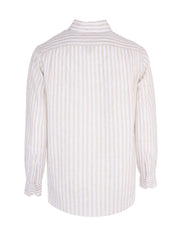 Linen stripe casual shirt