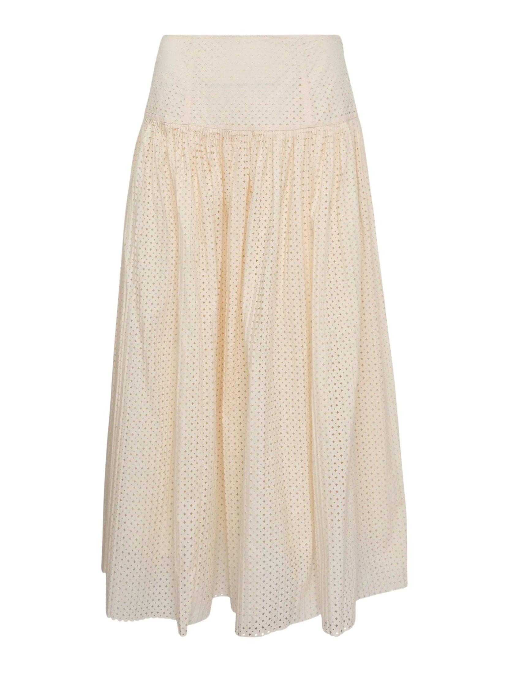 Nalla a-line midi skirt - Cowrie
