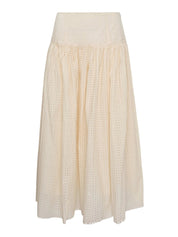 Nalla a-line midi skirt - Cowrie