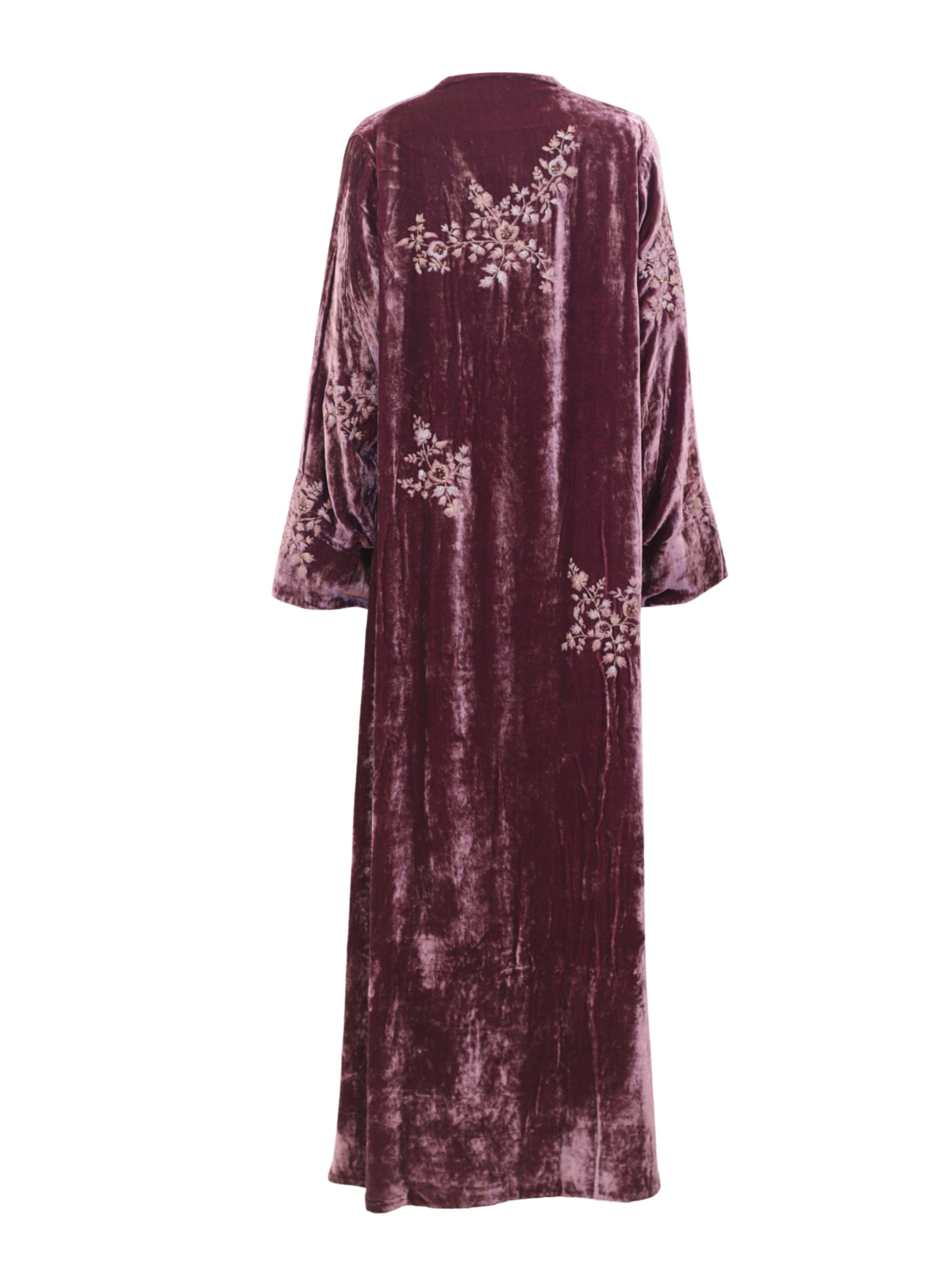 Velvet a line kaftan