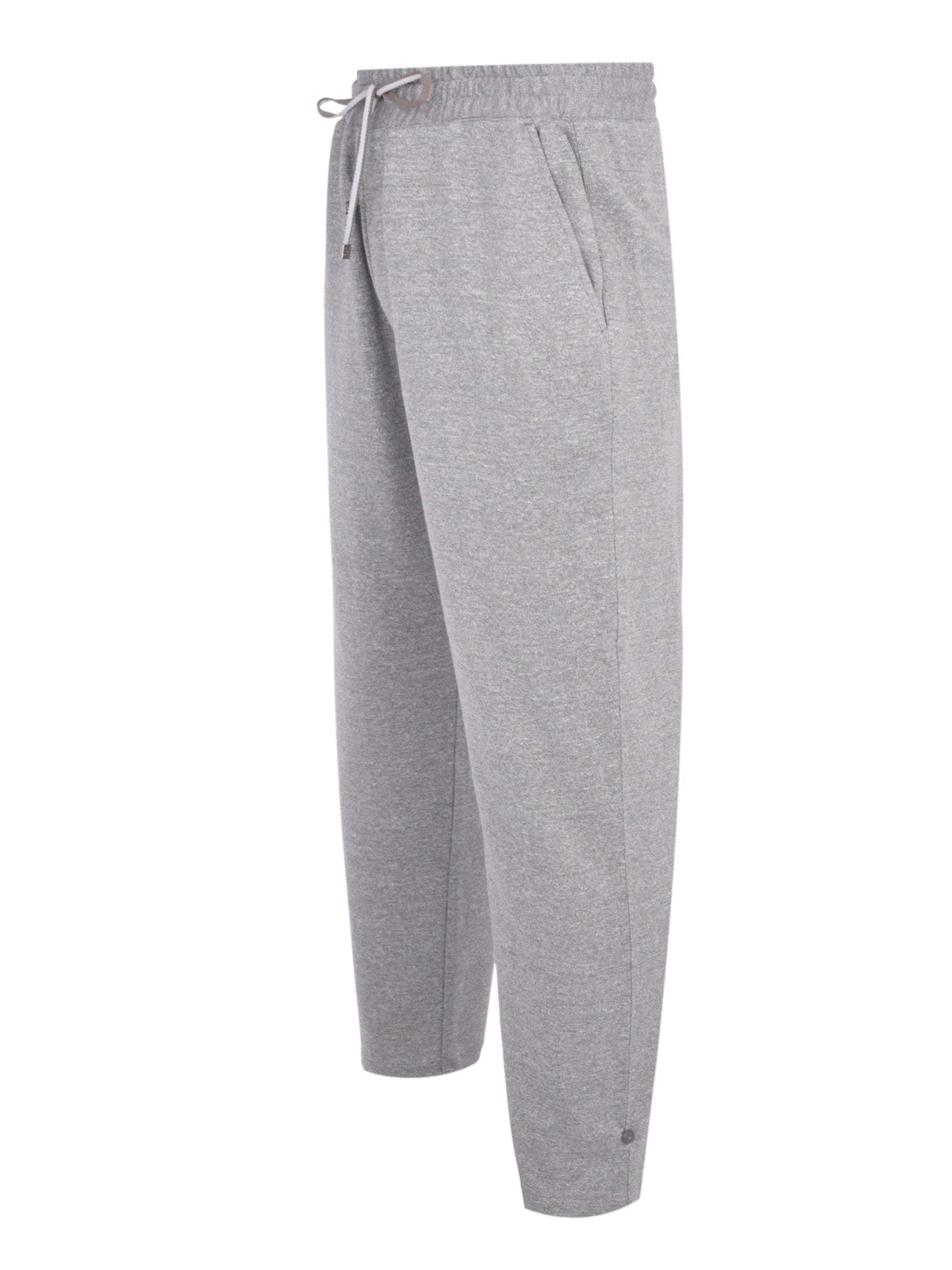 Linen silk cotton jogger pants