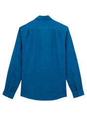 Men Linen Shirt Solid