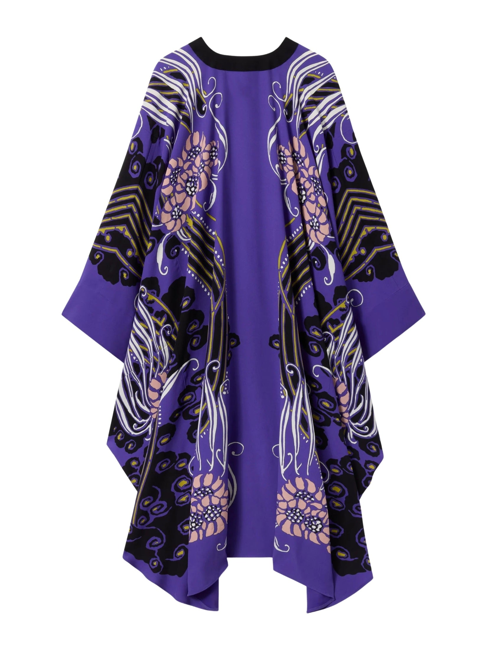 Karis kaftan atlantis placée purple in viscose