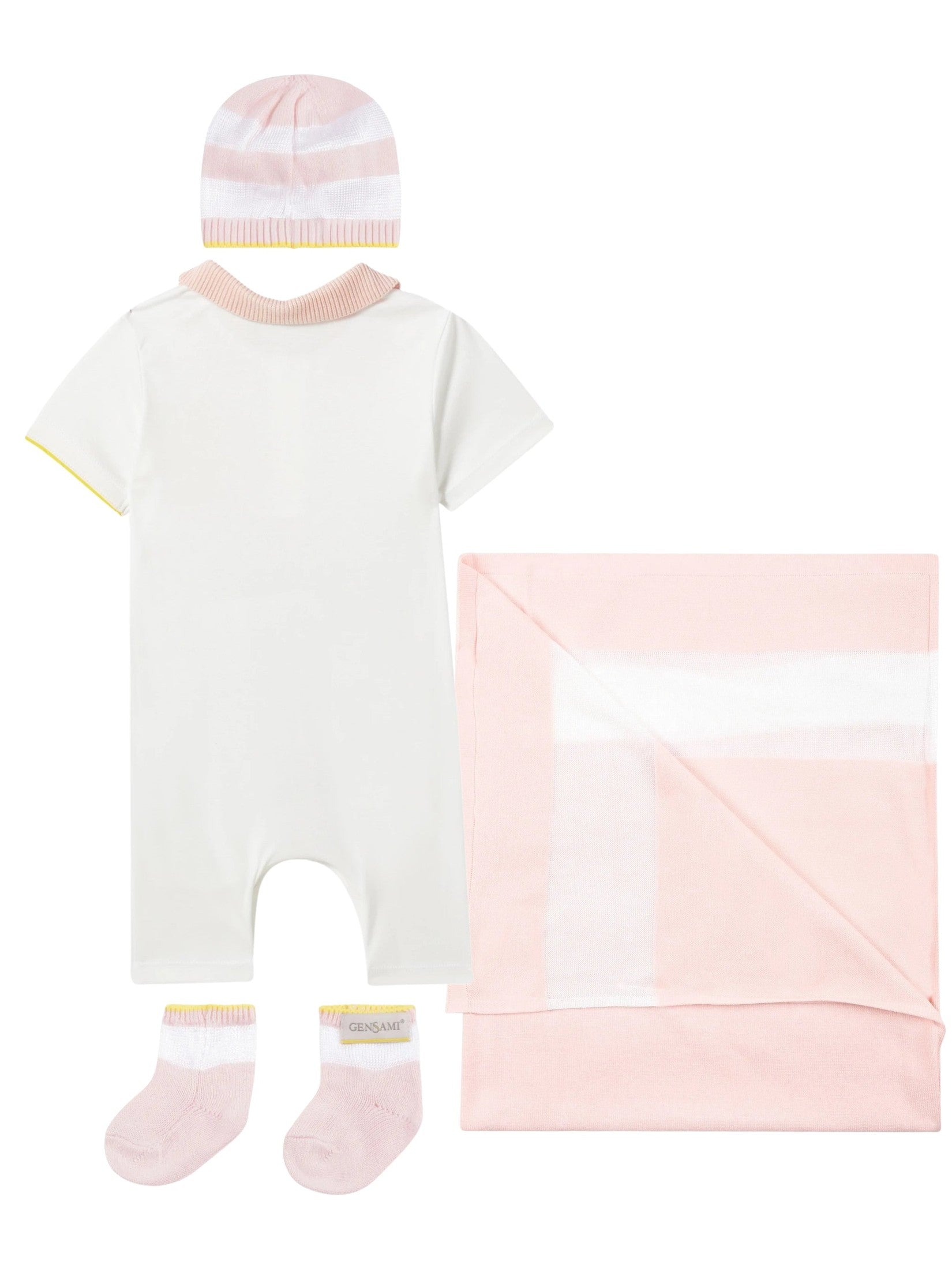 Gensami baby gift box – striped stitch set