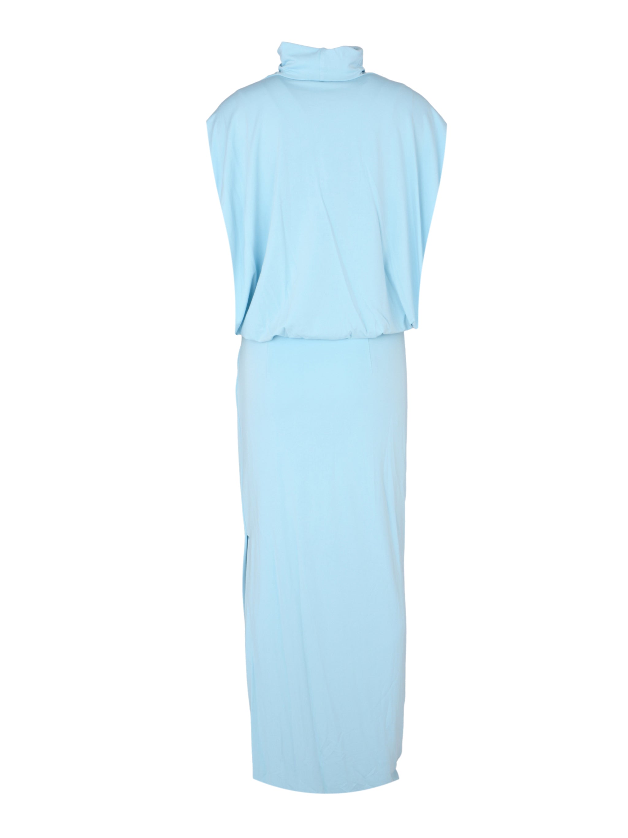 Vale draped jersey midi dress
