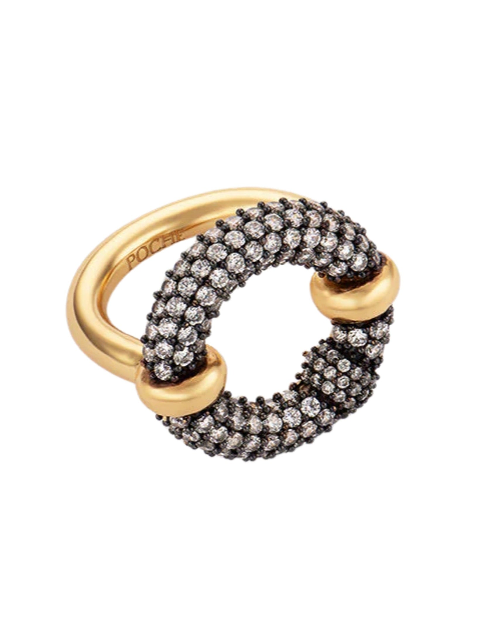 Crystal harmony ring