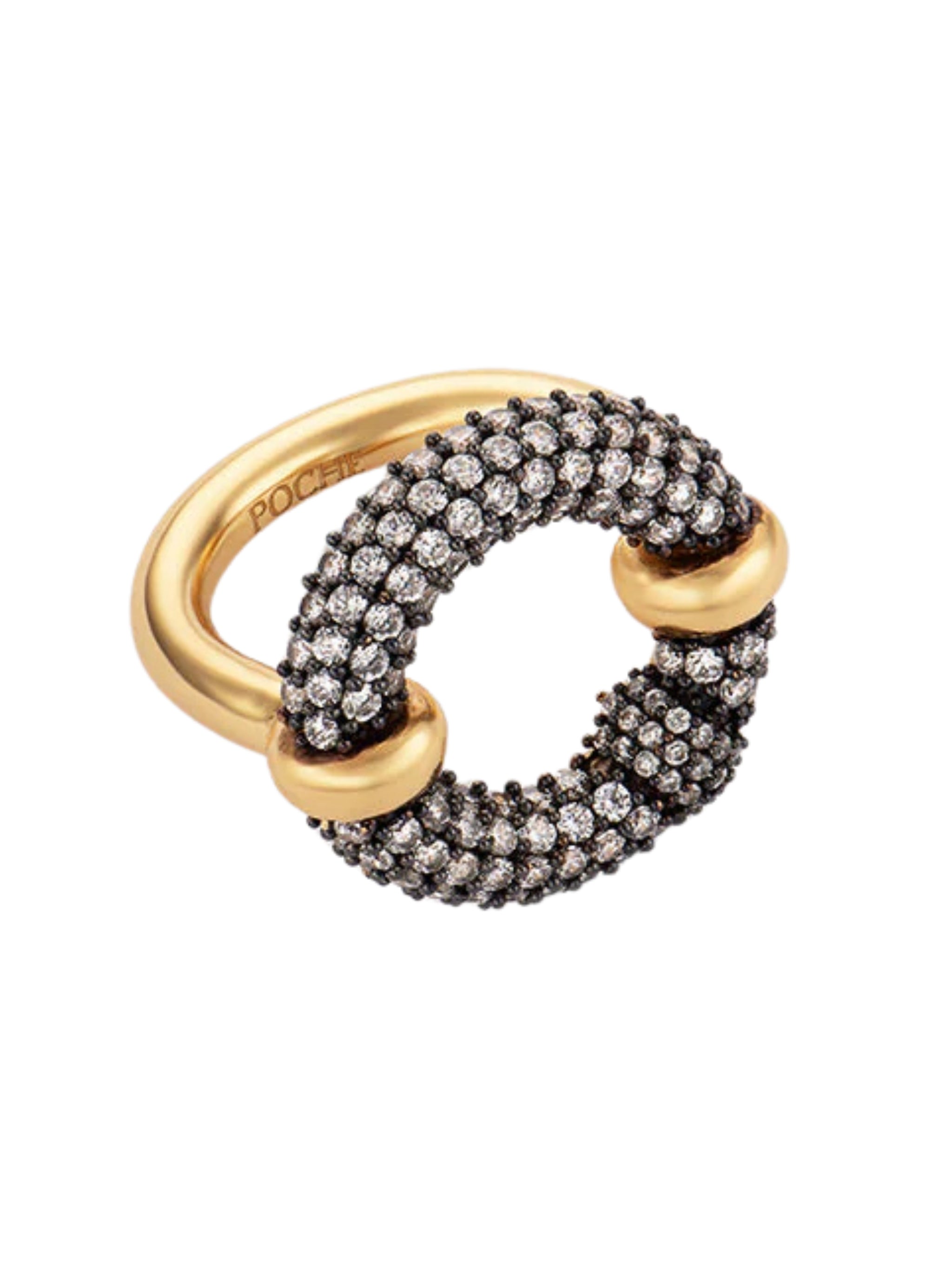 Crystal harmony ring