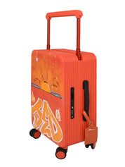 Buscar orange hand painted